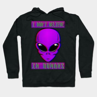 Funny Alien Face Halloween Costume Hoodie